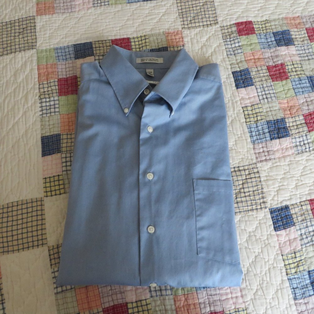 Geoffrey Beene 100% Cotton Pinpoint 16 32/33